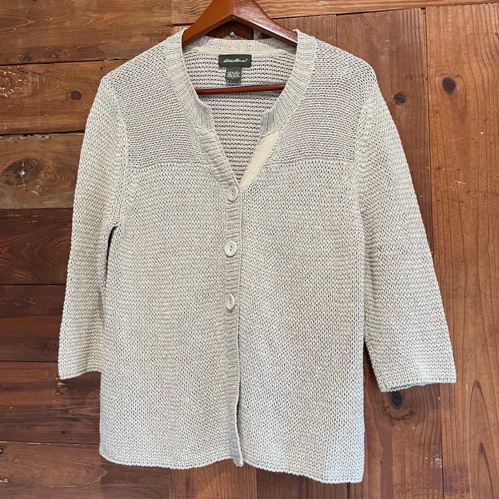 Eddie Bauer Knit Cardigan | Large